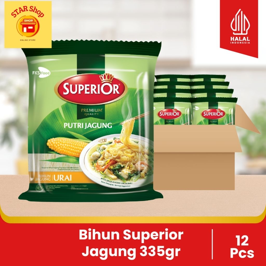 

Bihun Superior - Jagung - 1 Bal - 12 Keping