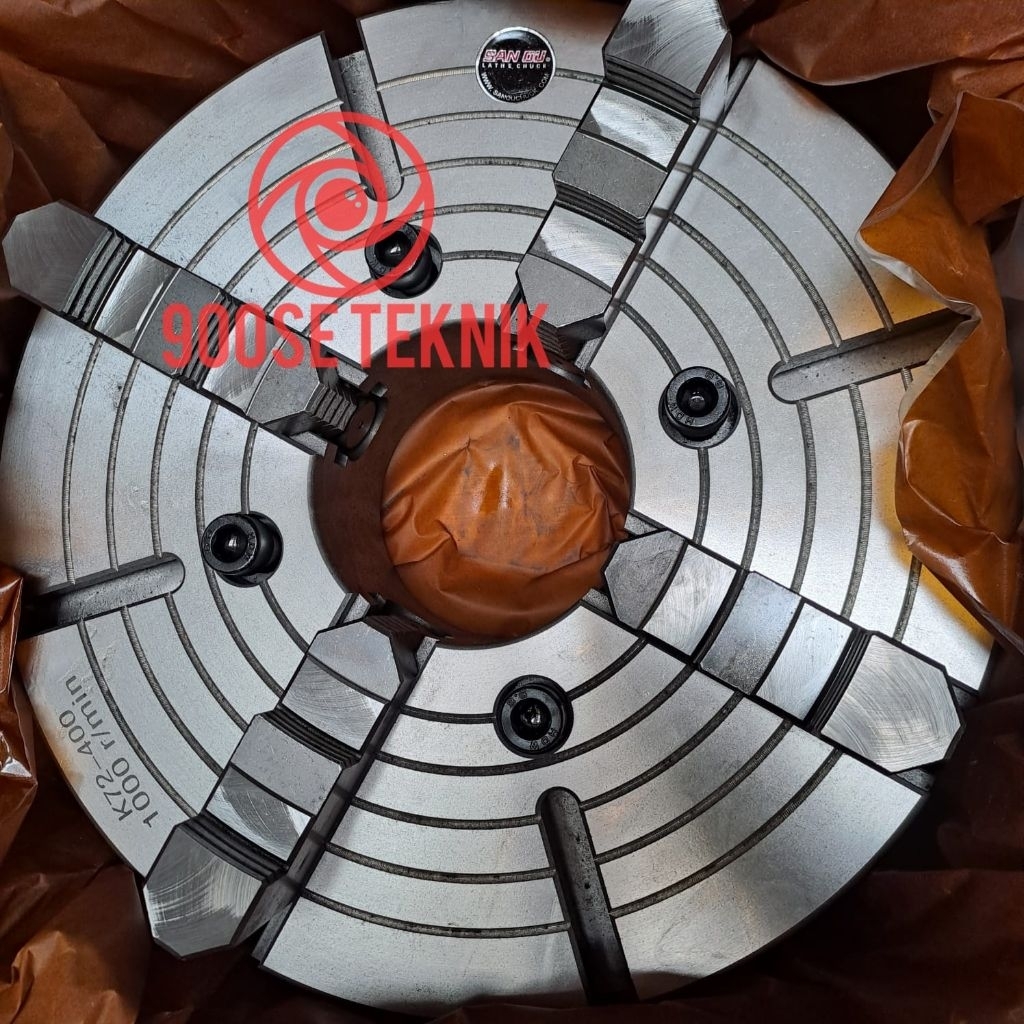 Chuck Bubut 16" 4Jaw | Claw Bubut | Catok Kepala Bubut (SANOU)