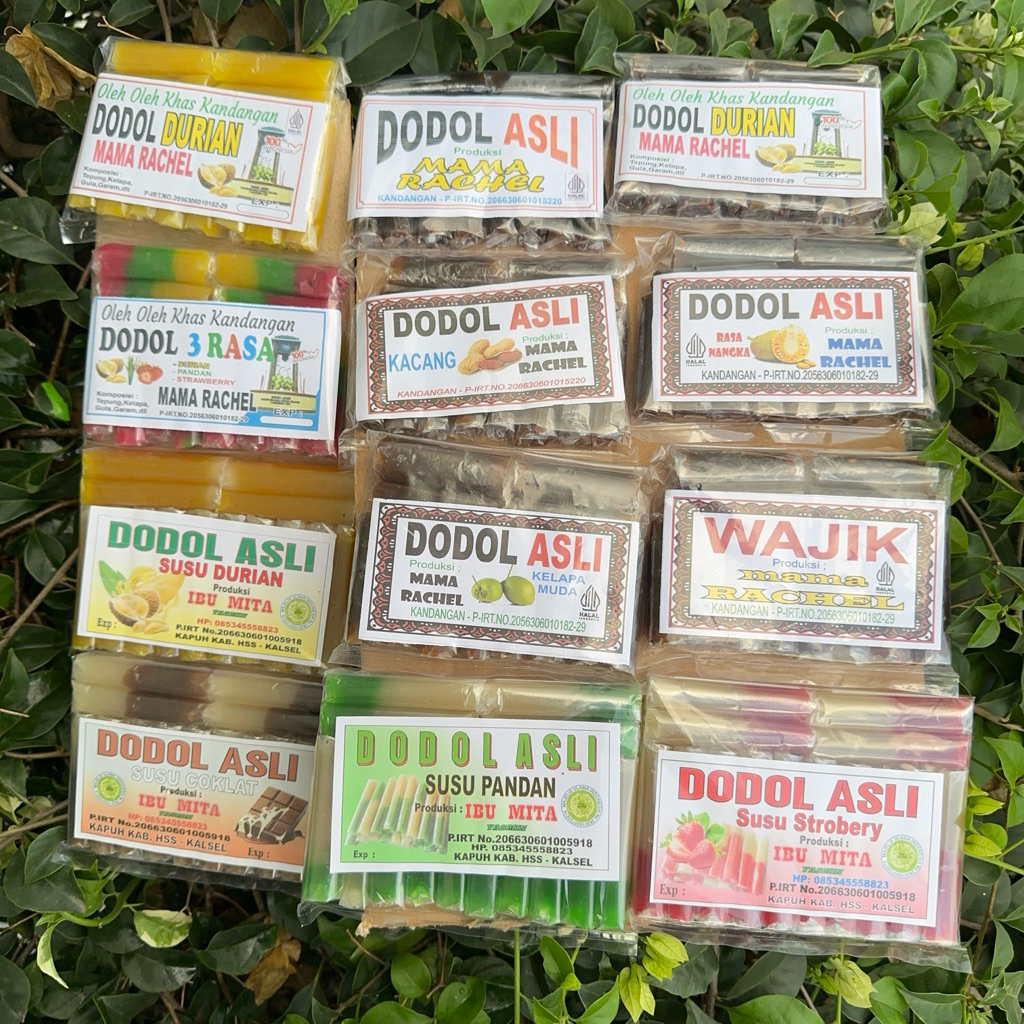 

Dodol & Wajik Asli Kandangan Kemasan Plastik