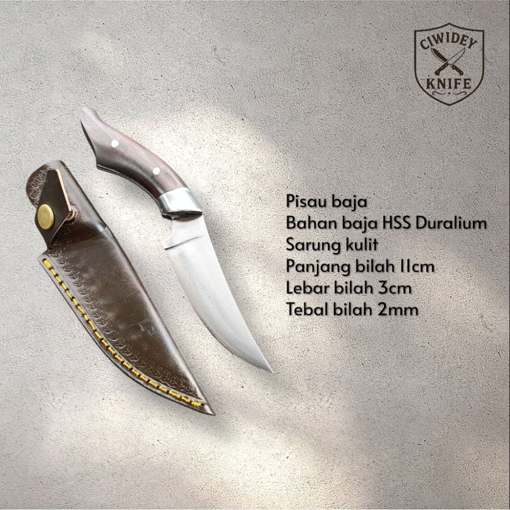 Pisau baja HSS Duralium