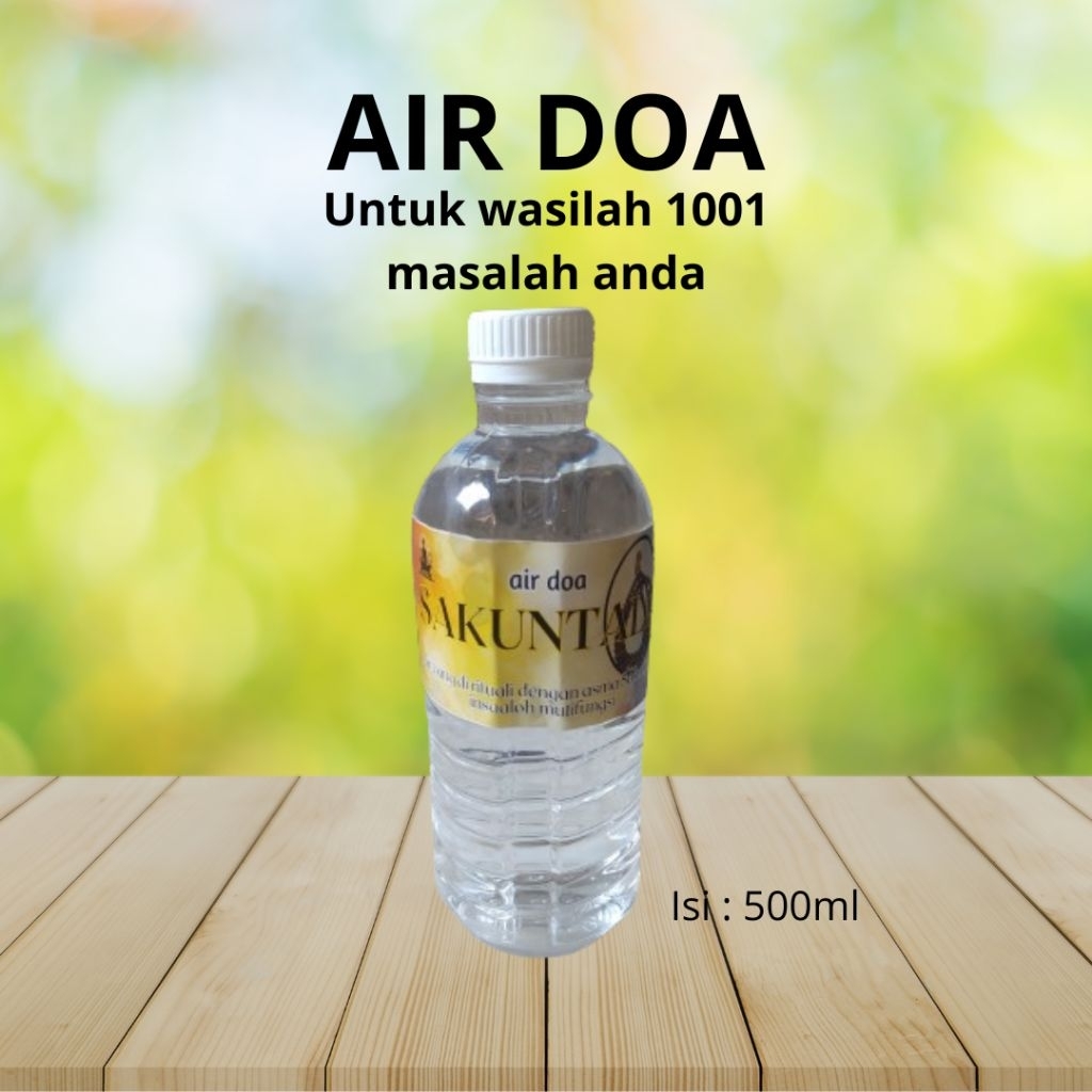

AIR DOA sehat membantu penyembuhan