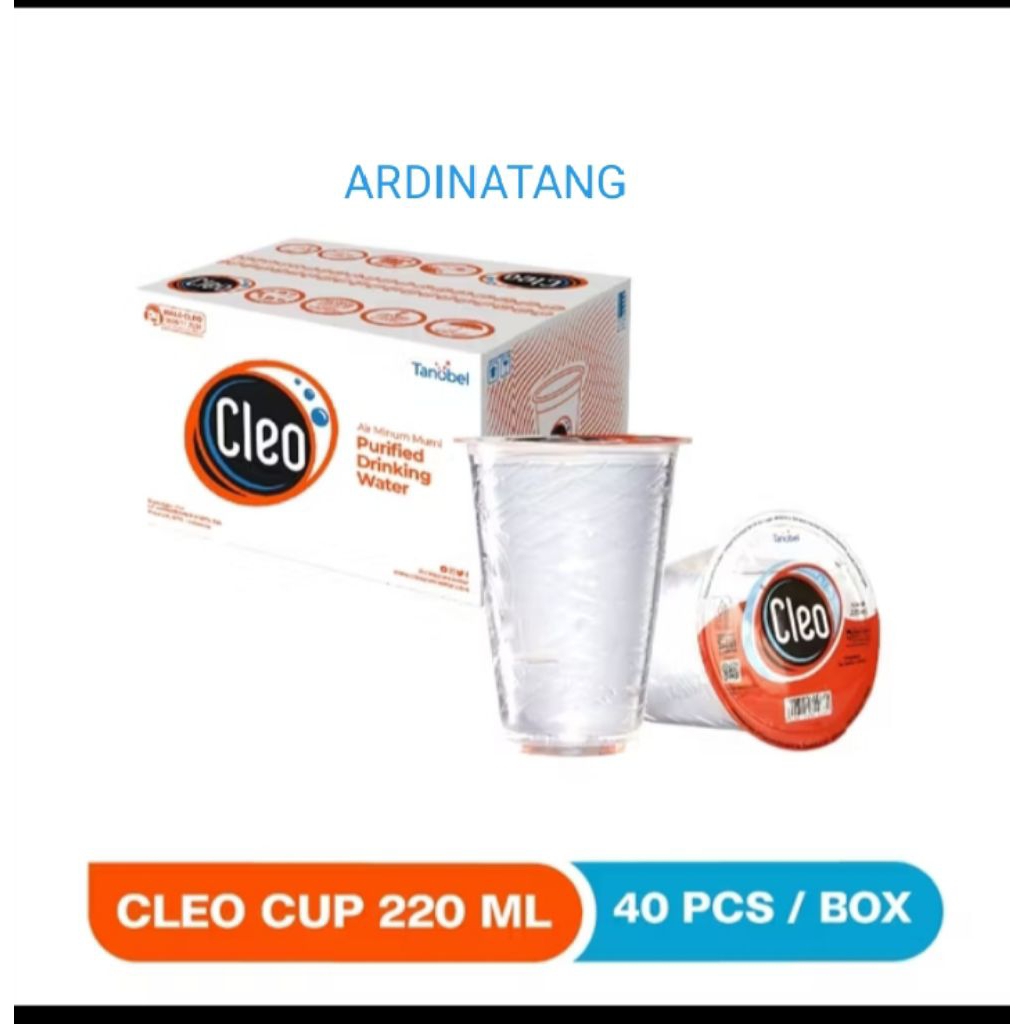 

CLEO GELAS 220ml 1 DUS/ ISI 40 PCS