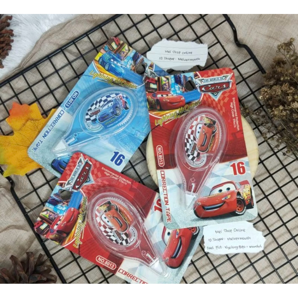 

CORRECTION TAPE / TIP X KERTAS / TIP EX ROLL / MOTIF KARAKTER