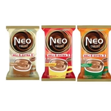 NEO COFFE Kopi Instan (6 + 3) sachet