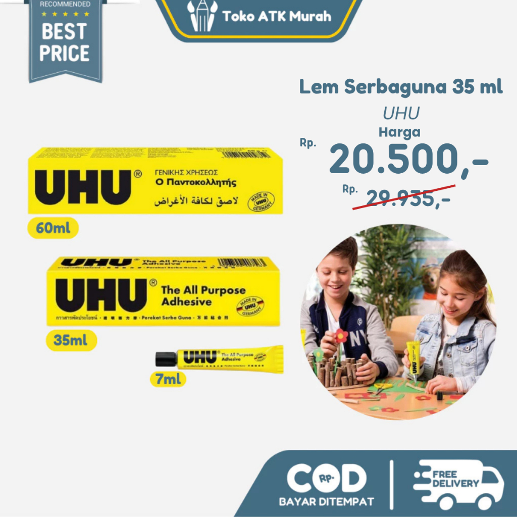 

Lem Serba Guna UHU 35 ml