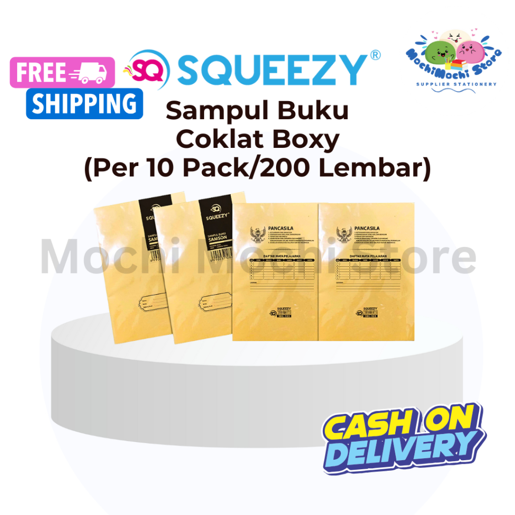 

PER 10 PACK/200 LEMBAR Sampul Buku Coklat Boxy | Sampul Buku Coklat Garuda Boxy | Kertas Sampul Buku | Kertas Sampul Coklat | Sampul Kertas Coklat | Sampul Coklat | Sampul Buku Campus