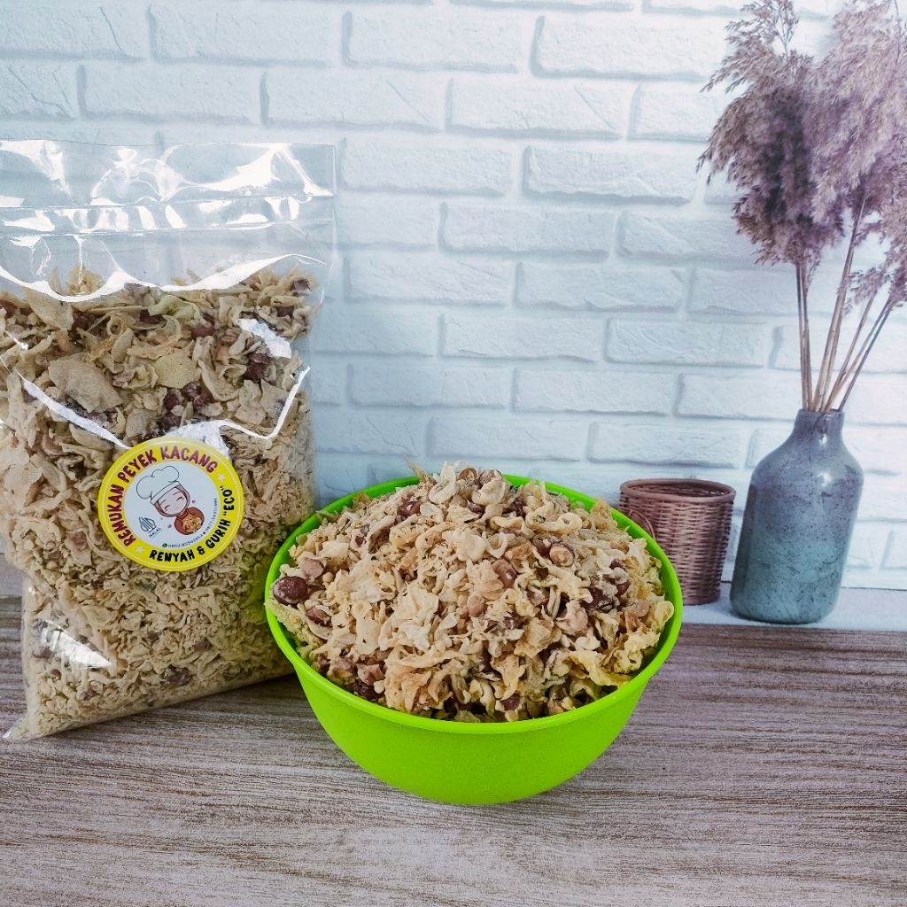 

Remukan peyek kacang enak renyah isi banyak harga murah Berat ± 330gr