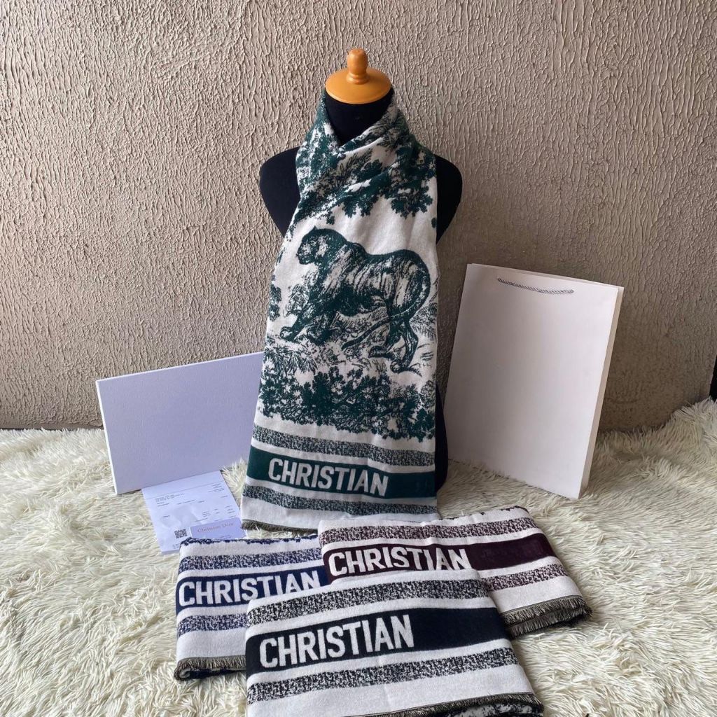 DB4064 SELENDANG WANITA BRANDED LENGKAP PAPERBAG + BOX + FAKEBILL IMPORT QUALITY KUALITAS PLATINUM