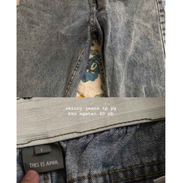 jeans this is april