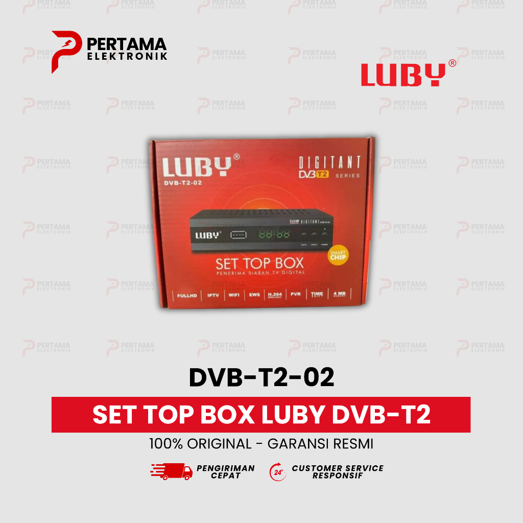 Set Top Box TV Digital LUBY DVB-T2-02 / STB LUBY T2-02