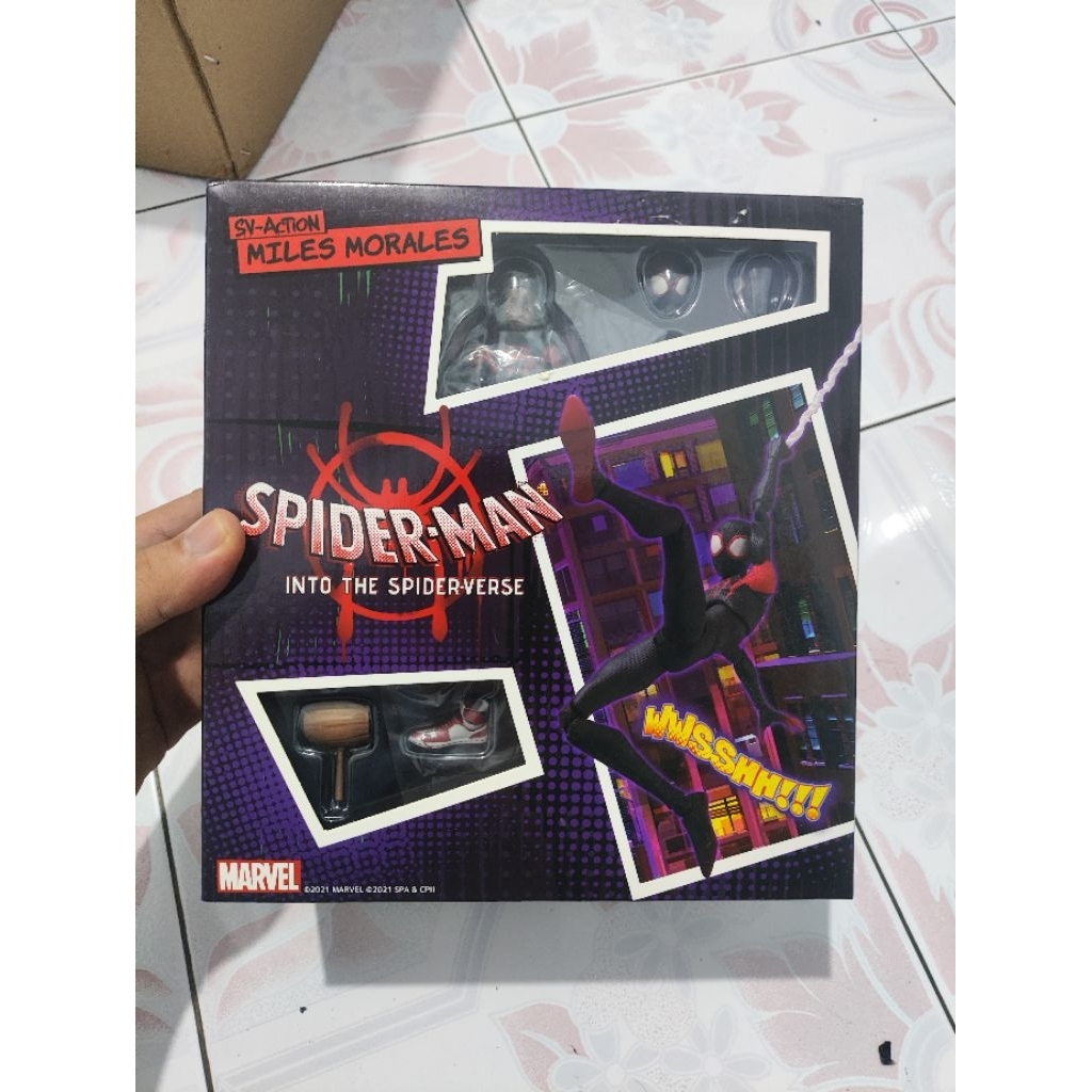 Sentinel SV Spiderman Miles Morales spider man into spider verse figure ori not shf mafex toys re ed