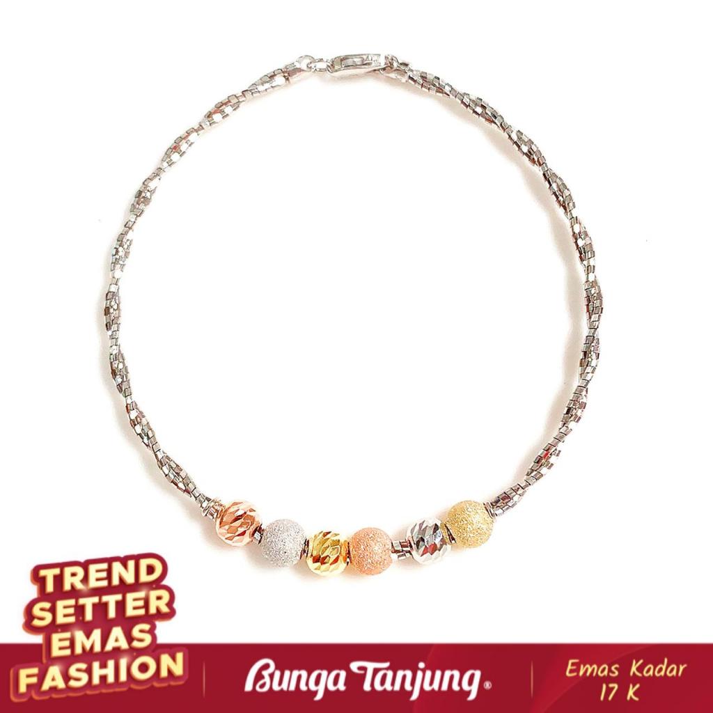 GELANG CHOKER BOLA - EMAS 17K - BUNGA TANJUNG GOLD