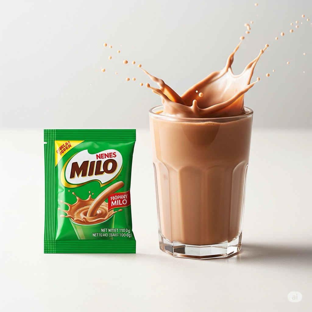 

milo 1 renteng isi 10