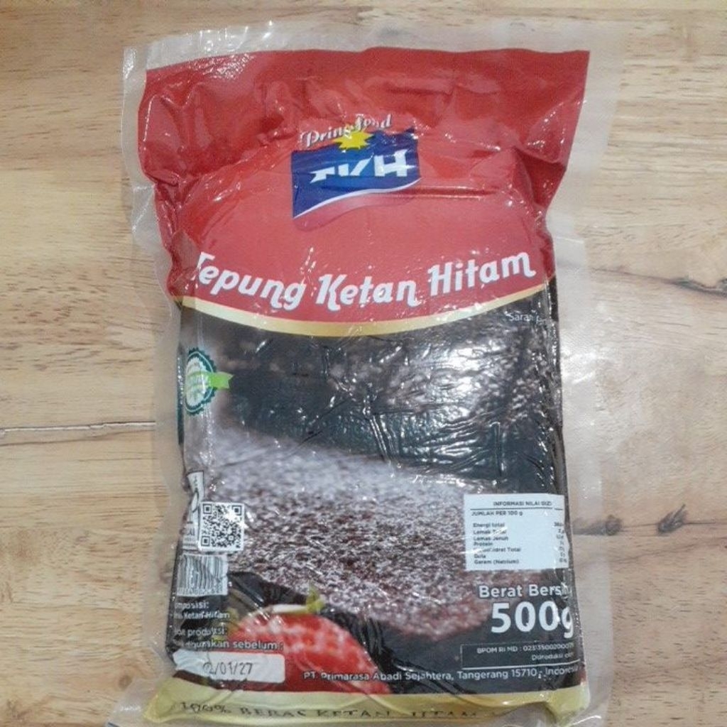 

TKH Tepung Ketan Hitam Primsfood 500g