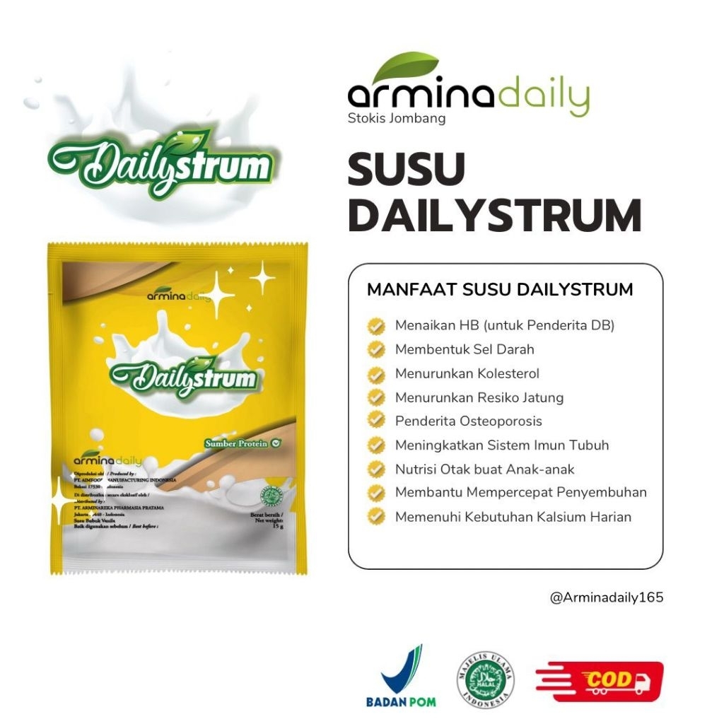 

Susu Daily Strum Susu DailyStrum Original Armina Daily Susu Kolostrum Termurah