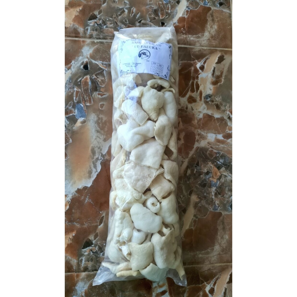 

KRECEK SAYUR KULIT SAPI 250g kerupuk rambak kulit isian sayur murah enak gurih tidak apek fresh