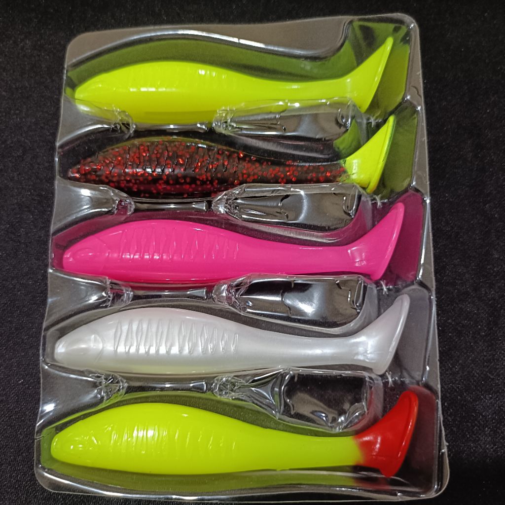 ORIGINAL PADDLE POP 10CM JHONCO 1 PAK ISI 5 CAMPUR UMPAN CASTING GABUS DAN TOMAN