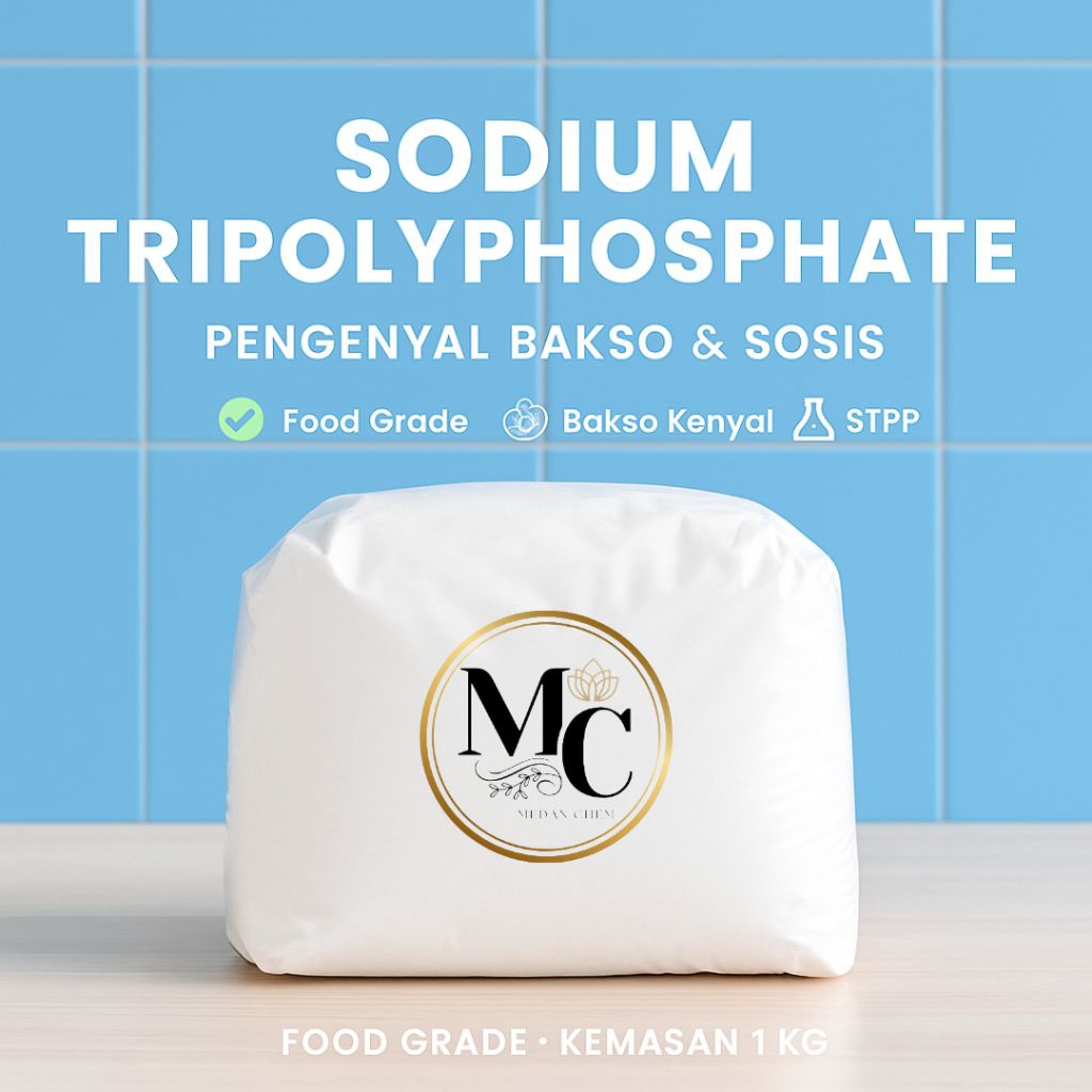 

STPP Pengenyal Bakso/ Sodium Tripolyphosphate Food Grade 1 KG