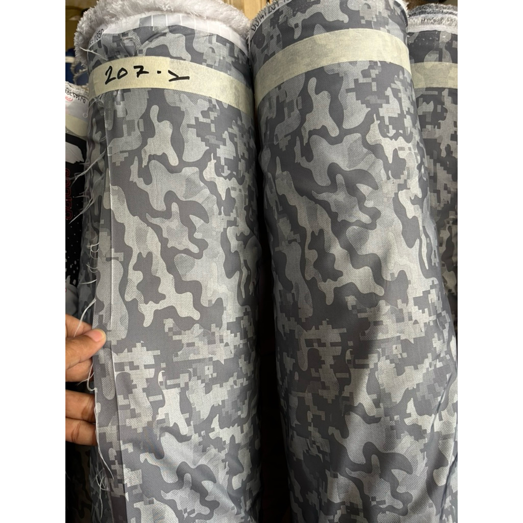 Despo Parasut Motif Lorengnya Waterproof Anti Air Kain Tas Jaket Linea Running Celana Jaket Dll