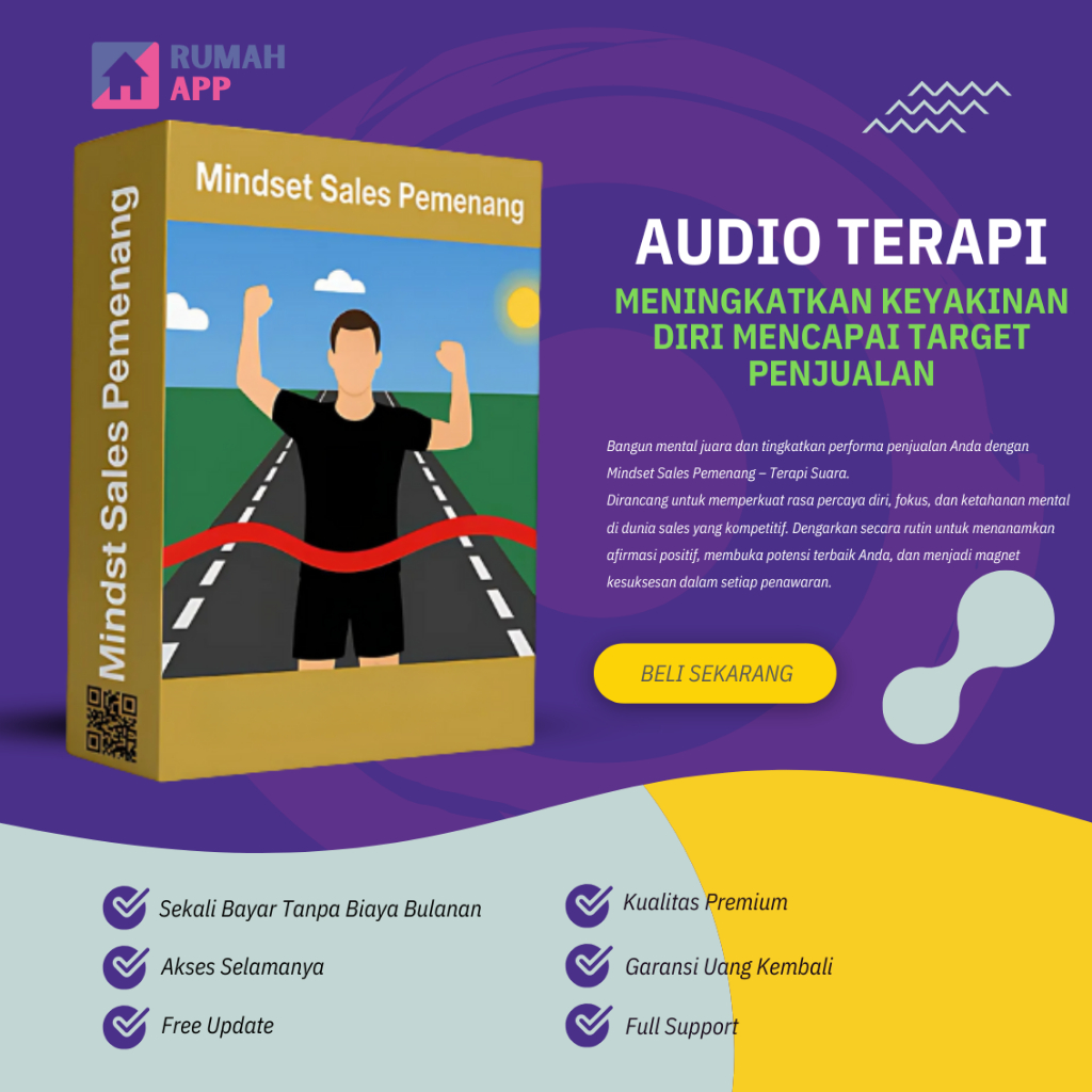 Mindset Sales Pemenang: Terapi Suara untuk Meningkatkan Keyakinan Diri Mencapai Target Penjualan
