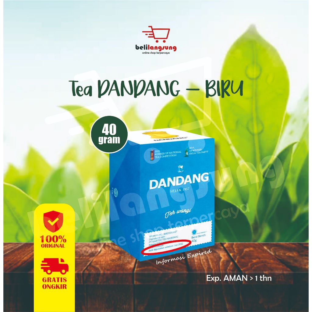 

Forcysn Teh Dandang Biru (Gratis Ongkir) - 1 Slop ( Harga Beda)