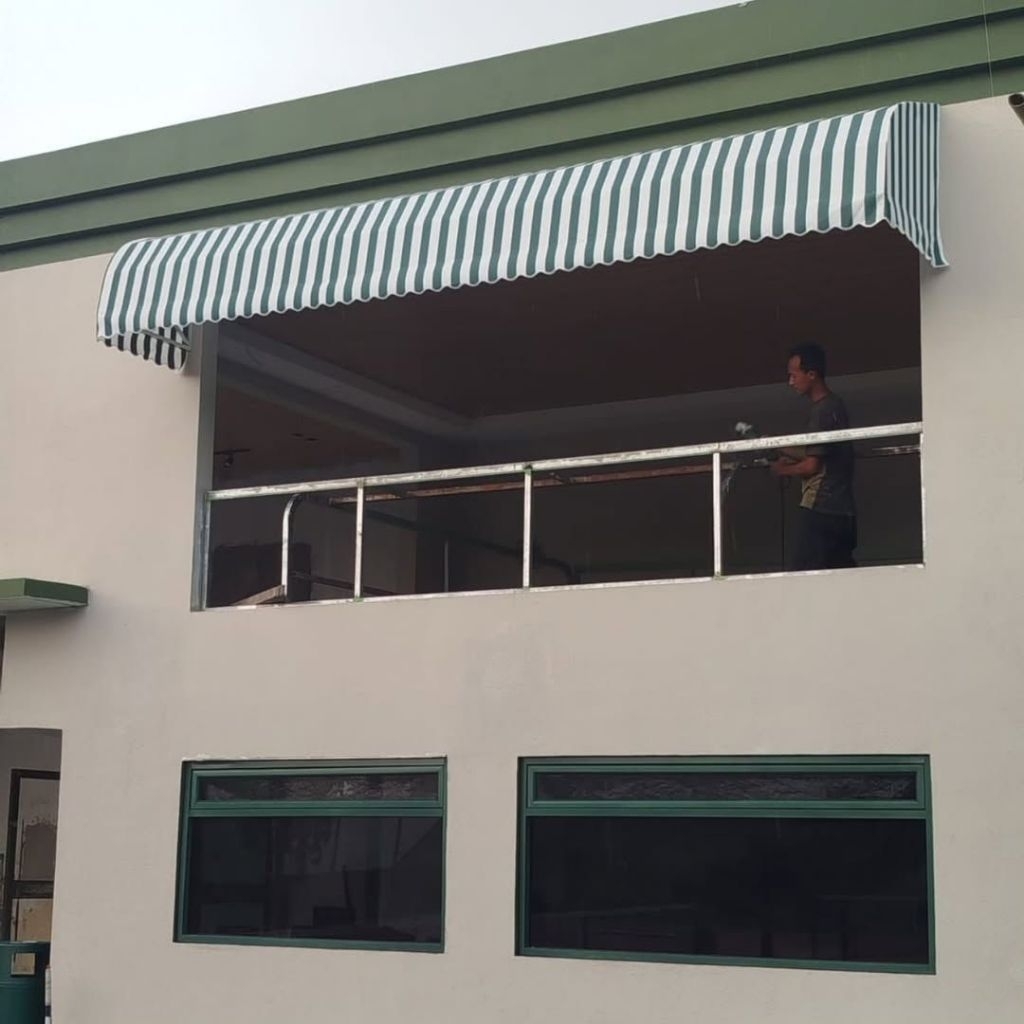 kanopi kain model lengkung berkulitas