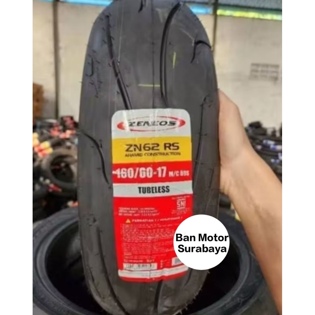 Ban Motor Zeneos 160/60-17 RS TUBELESS