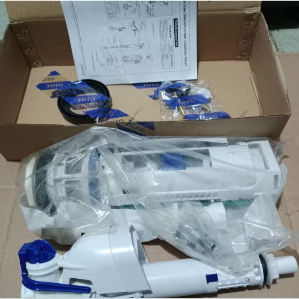 TOTO TX212CWS || Sperpat Tabung Closet Duduk TOTO || Komplit Sett || Original Baru 100%