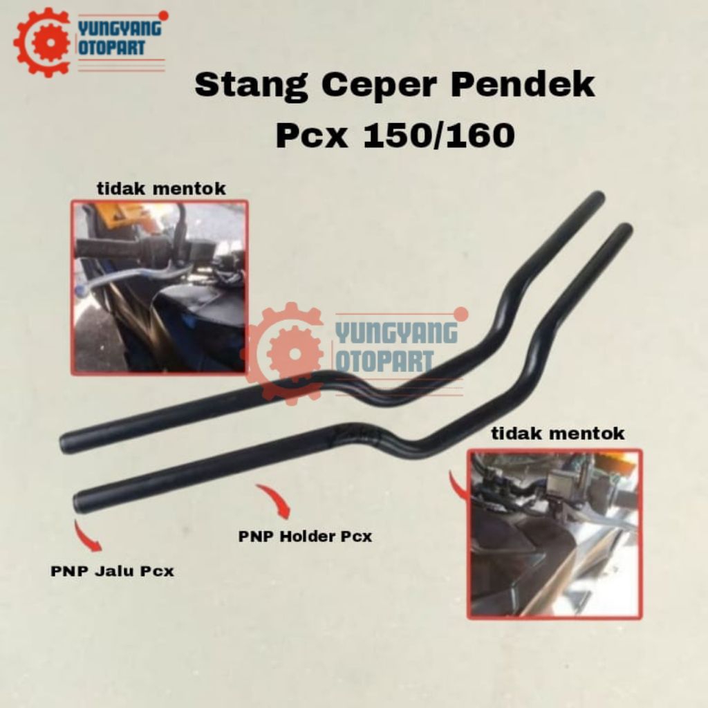 stang pcx ceper pendek Pnp pcx 160 pcx 150