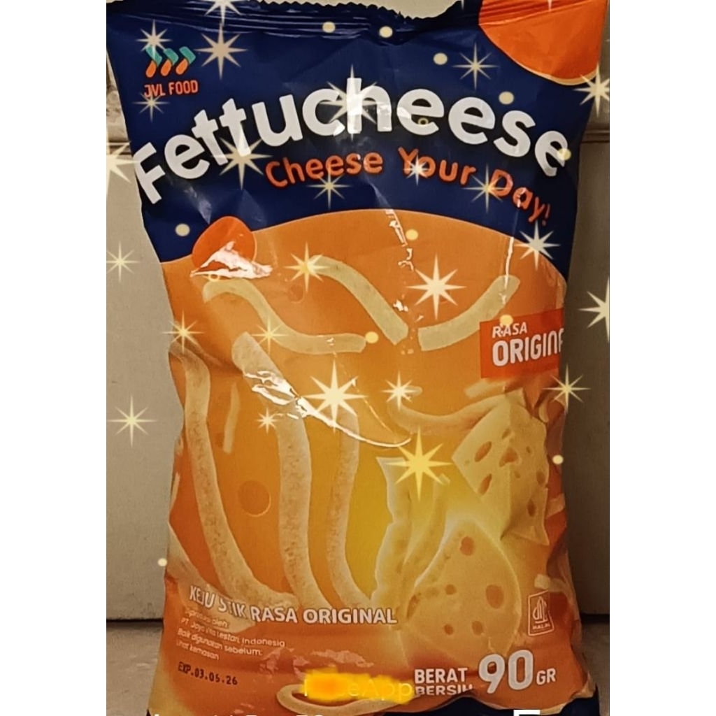 

Fettucheese#snack keju dengan rasa keju spesial sekali coba pasti ketagihan 90gr