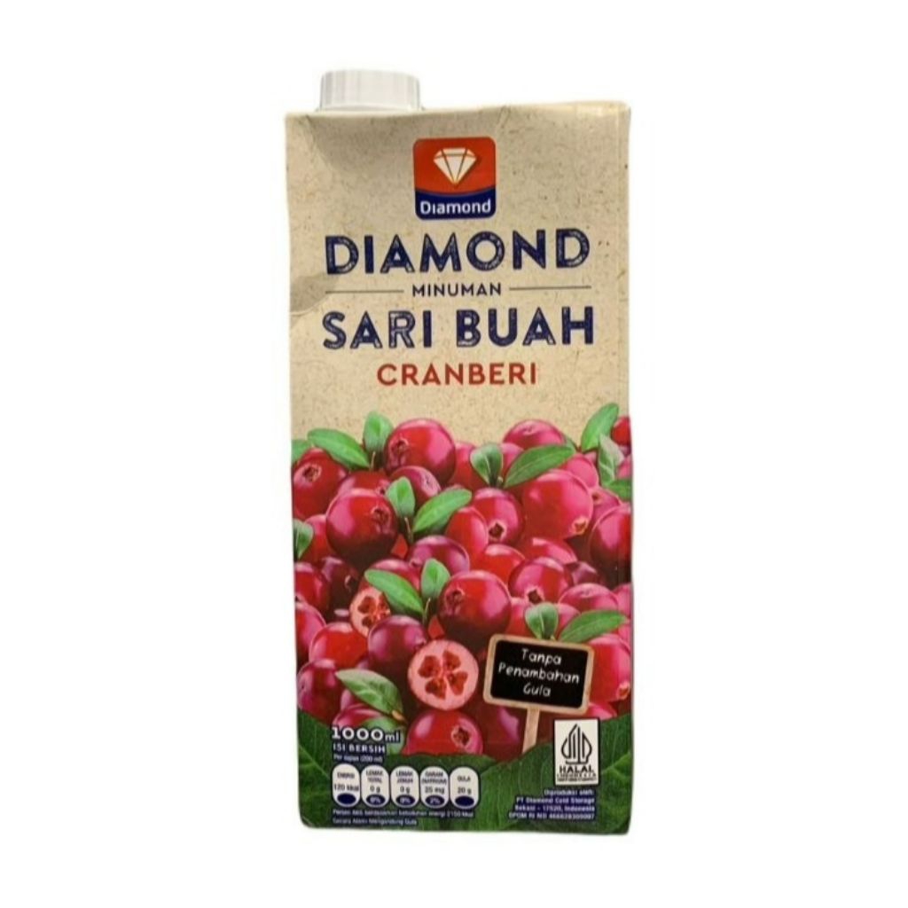 

Diamond Juice Minuman Sari Buah 1 Liter / Cranberry / Blueberry / Orange / Apple / Guava