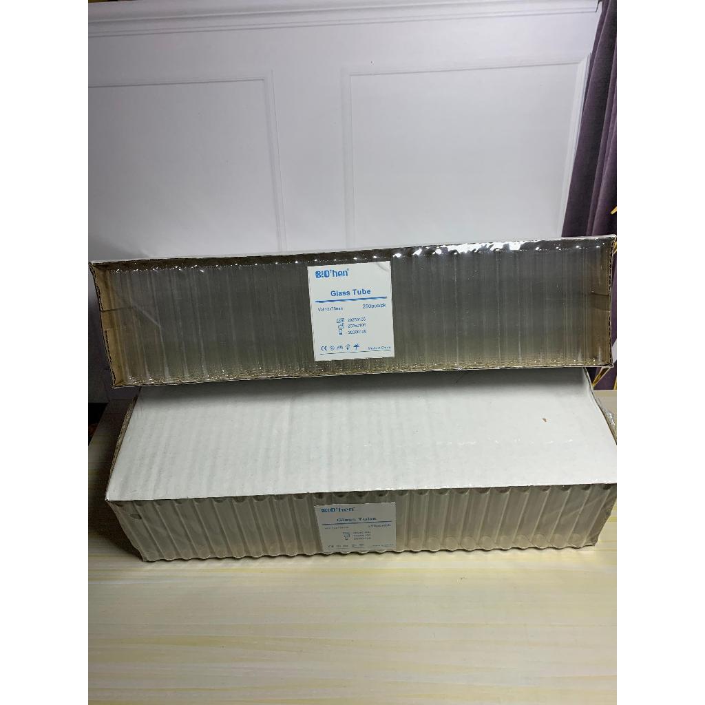 Glass Tube BioHen 12x75 mm 250/pack