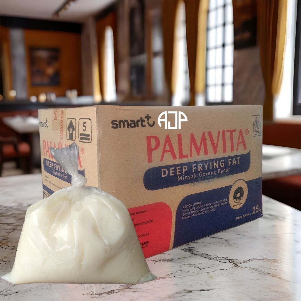 

PALMVITA Deep Frying Fat / Minyak Padat | Repack 1000 gr