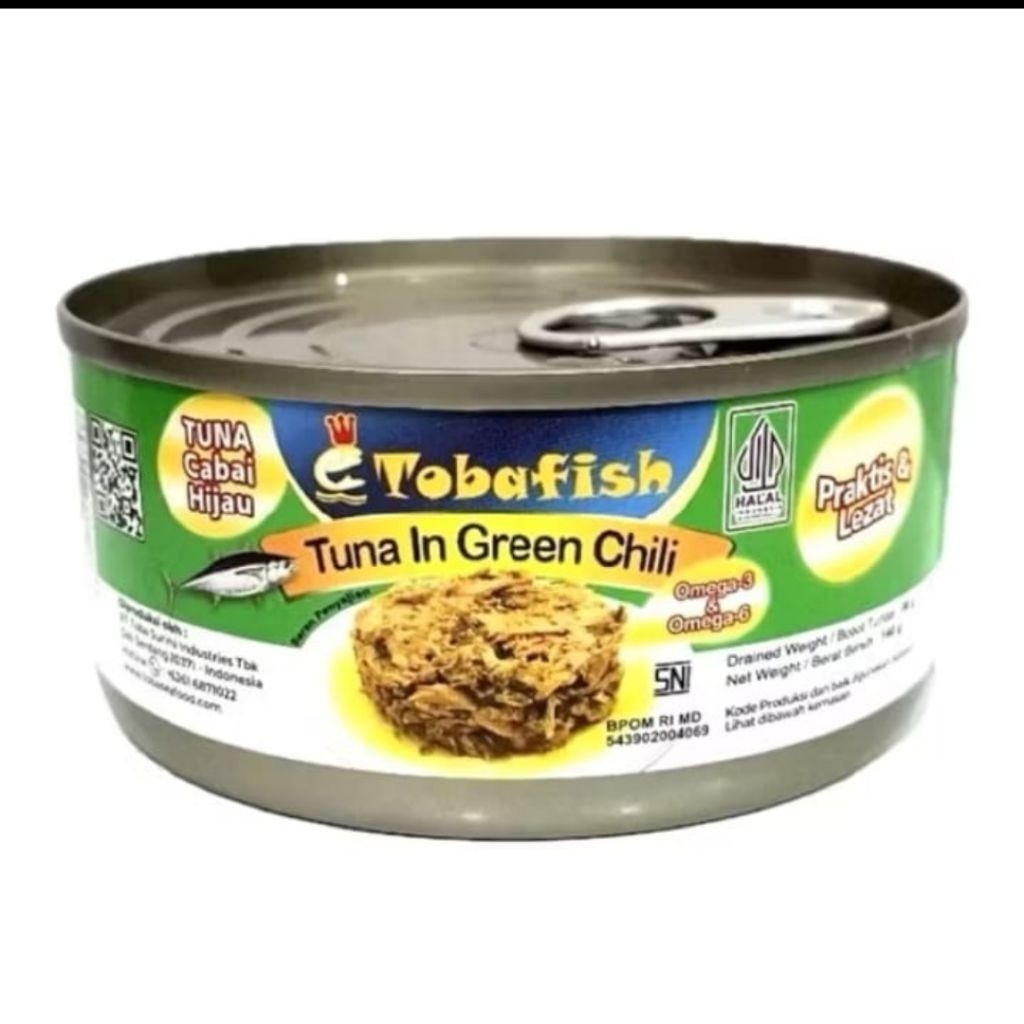 

Tobafish Tuna Cabai Hijau 140g