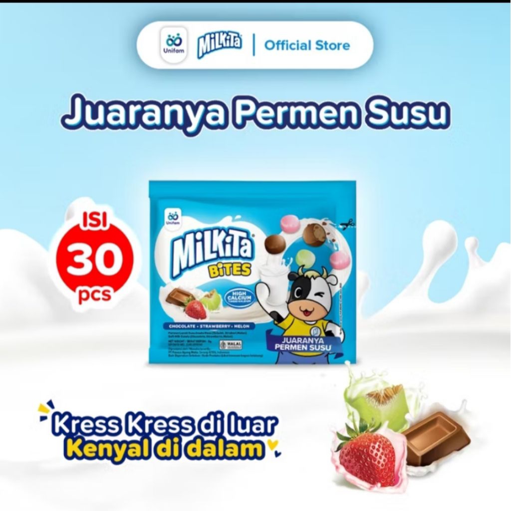 

Milkita Bites isi 5butir (30pc Free Lunch box)