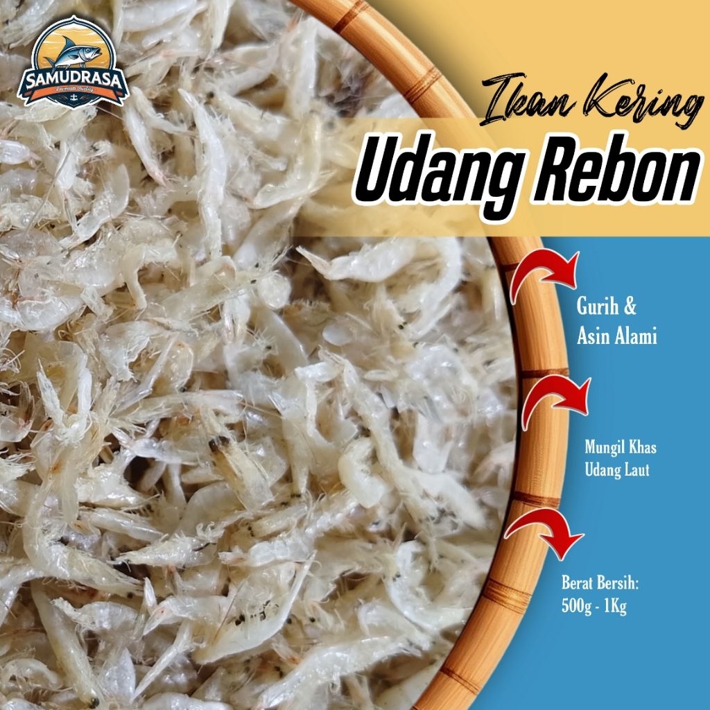 

500g Udang Rebon Super Kering Kwalitas Terbaik