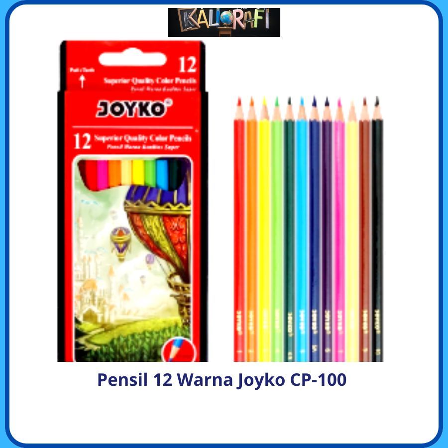 

Pensil 12 Warna Joyco CP-100