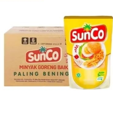 

Minyak Goreng Sunco 2L isi 6 pouch kemasan refill