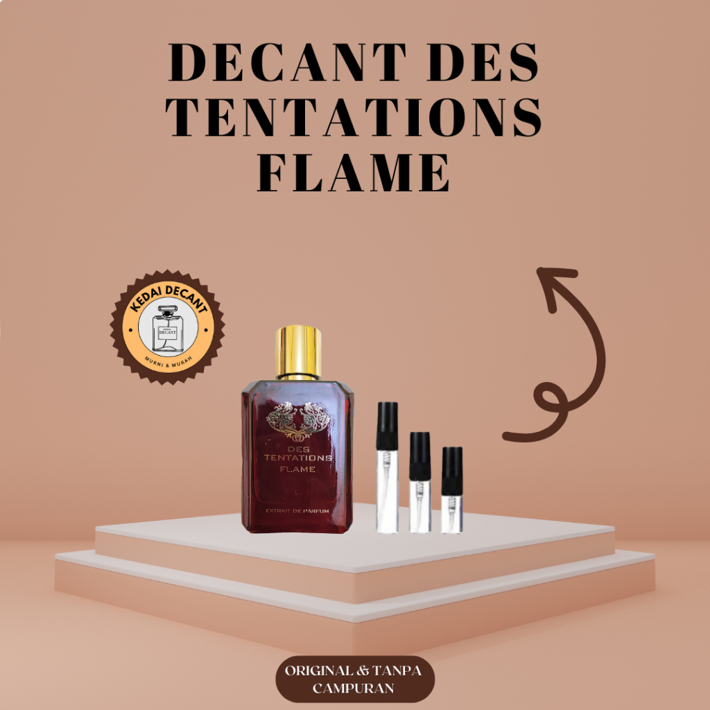 Decant Parfum Des Tentations Flame Extrait De Parfum XDP