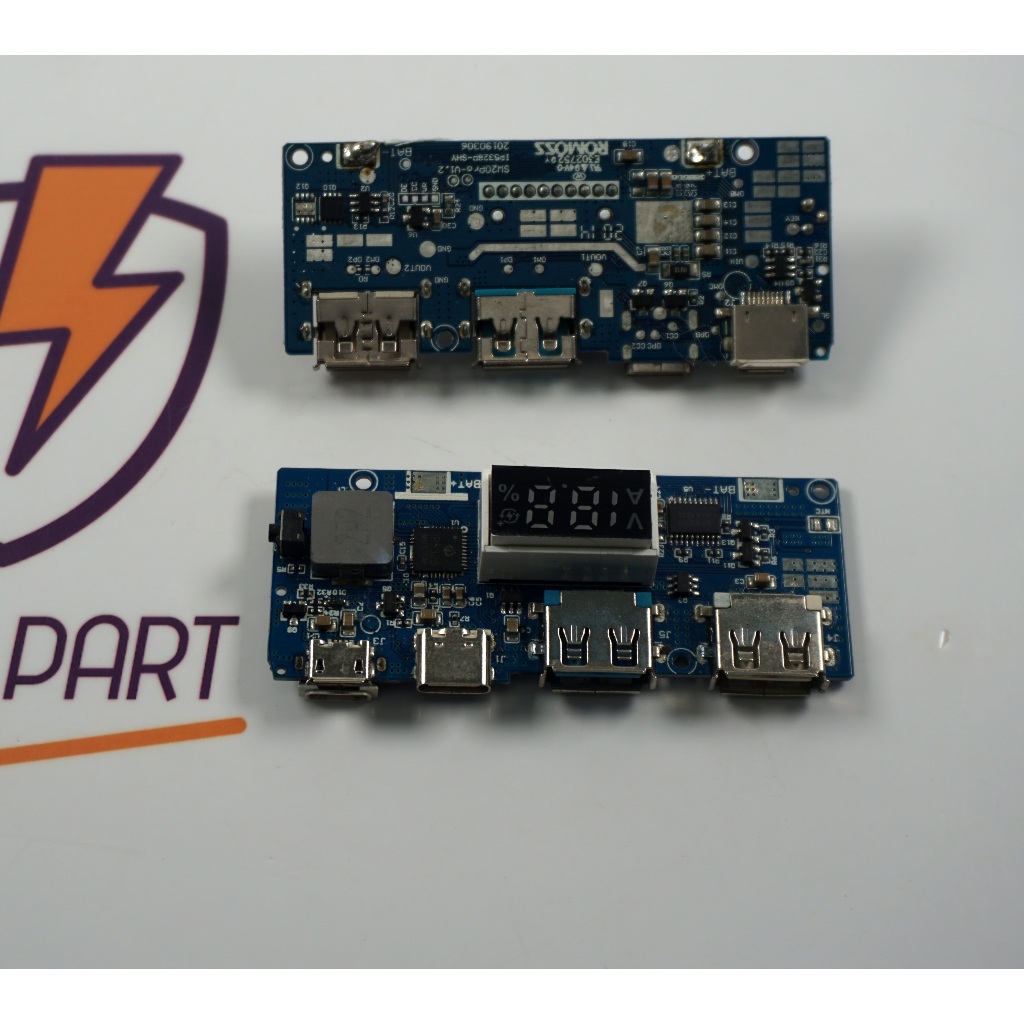 Modul Mesin Power Bank ROMOSS SW20 PRO 18W PD3,0 QC3,0 Display Volt ampere meter