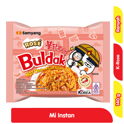 

Samyang Mi Instan Goreng Buldak K-Rose Ayam Pedas 140 g