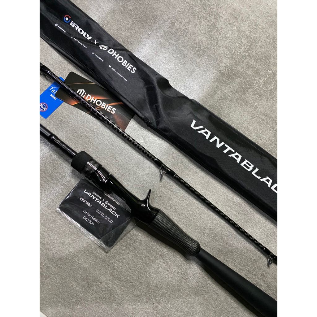 Iroly Vanta Black Rod Joran Baitcasting
