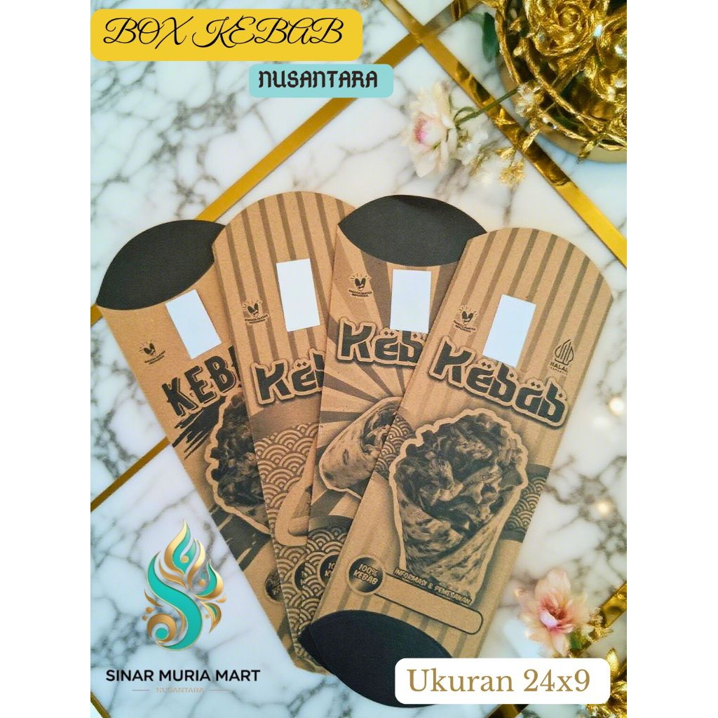 

(Kraft coklat) Bungkus kebab ekonomis,Kemasan kertas kebab+Tarikan,Dus kantong kebab (100pcs)