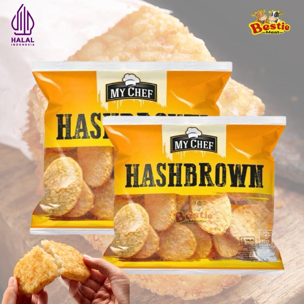 

My Chef Kentang HashBrown 1Kg dan Repack 300g