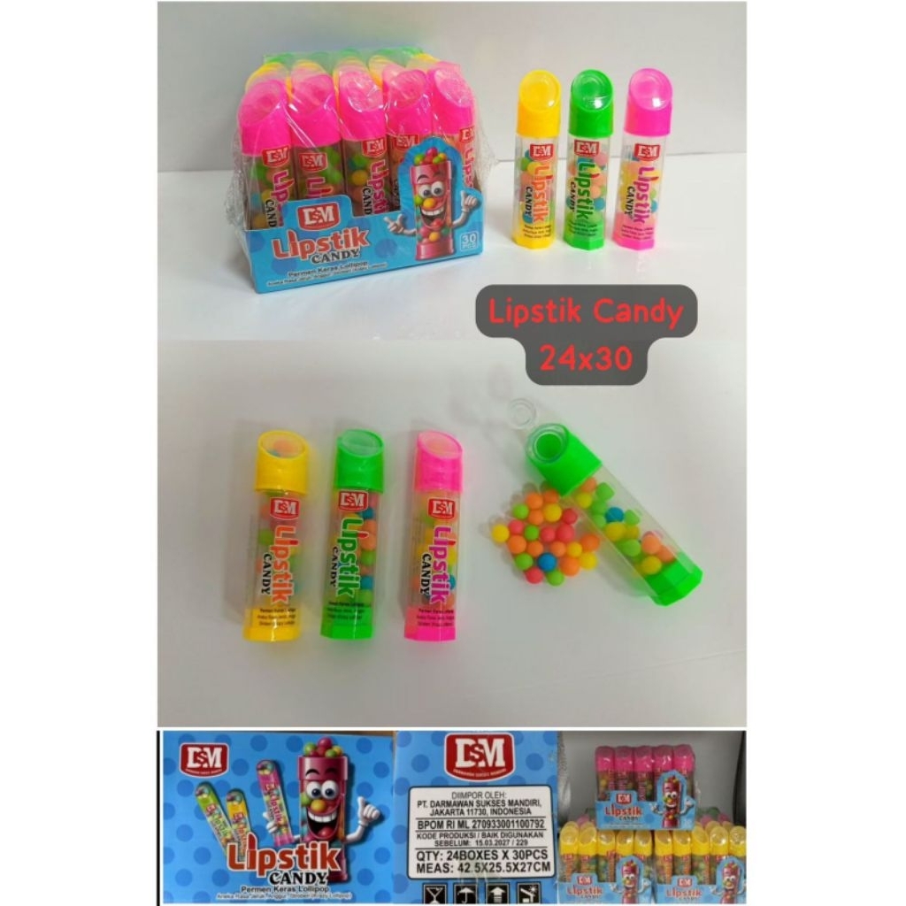 

DSM LIPSTIK CANDY ISI 30 pcs