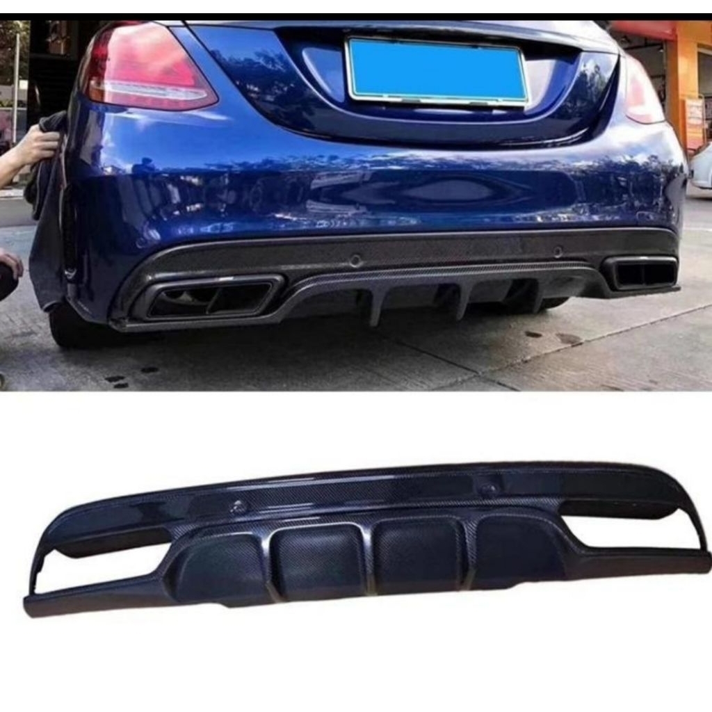 diffuser mercy Mercedes Benz C300 w205 carbon kevlar