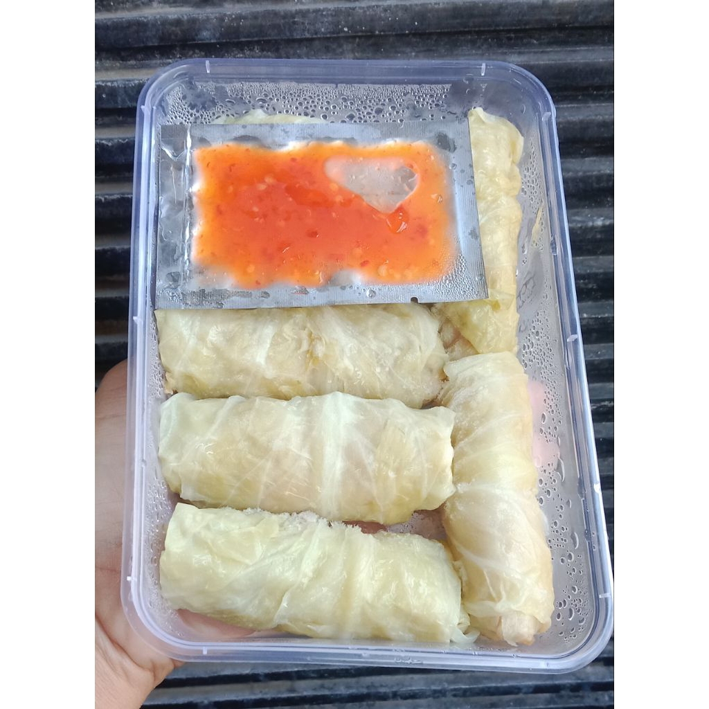 

Siomay Kubis Ayam include saos bangkok