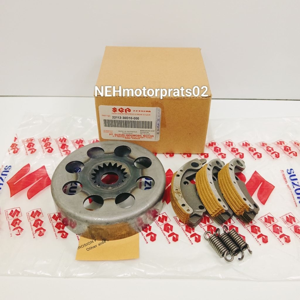 Mangkok Kampas Ganda + Ganda Only Suzuki Shogun 110/Shogun kebo 110