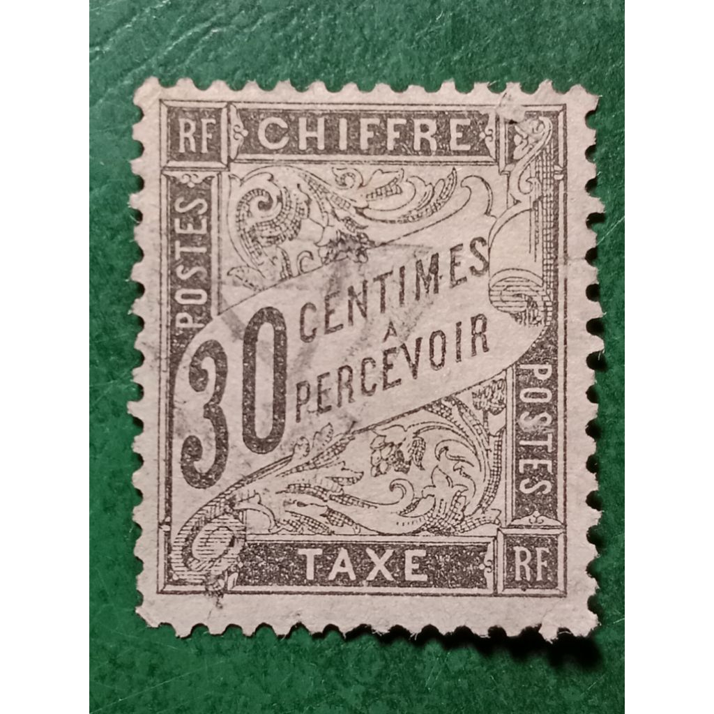 

Prangko Perancis Postage due 30 C Tahun 1882-1892 USED