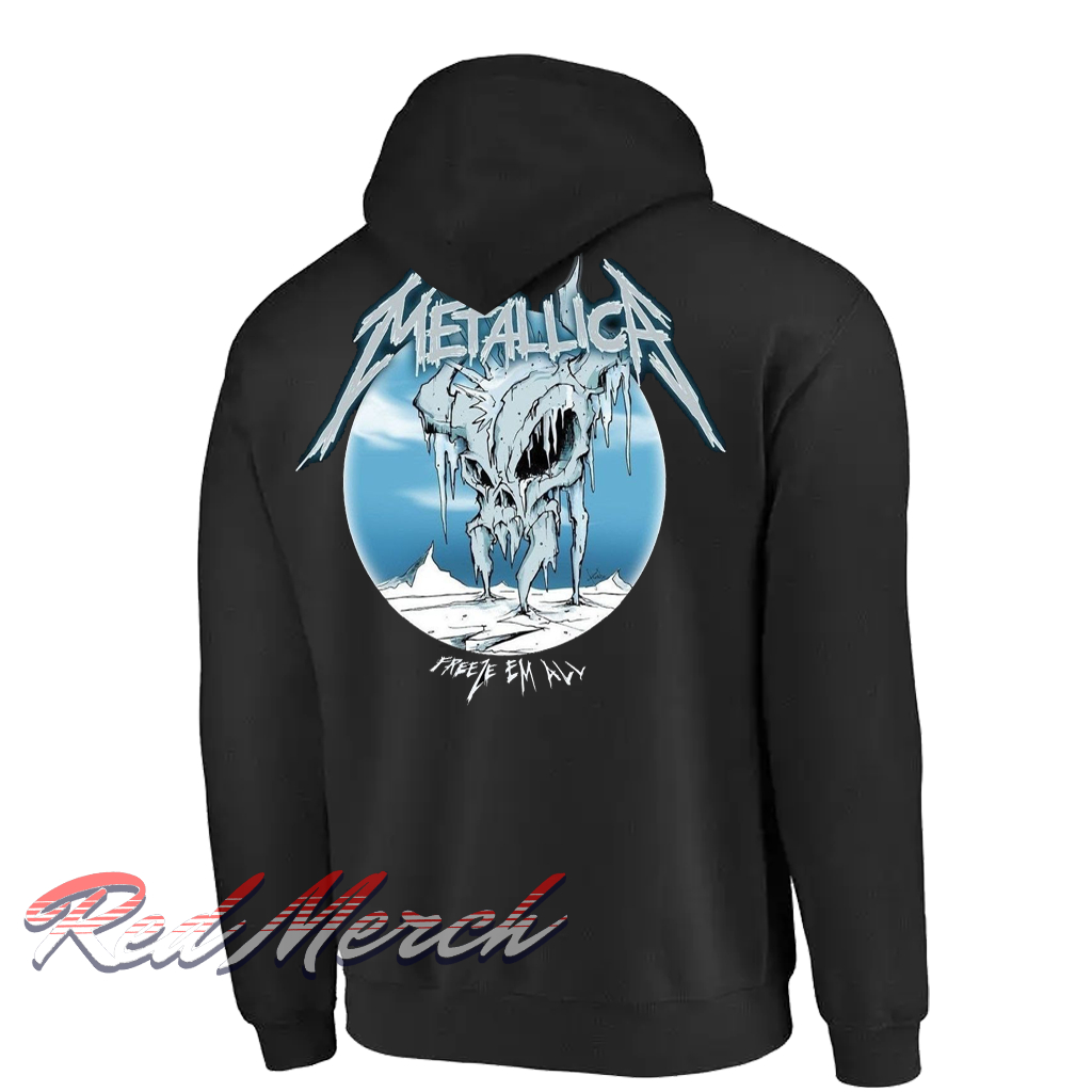 JAKET METALICA LOGOS HOODIE METALLICA FREEZE EM ALL